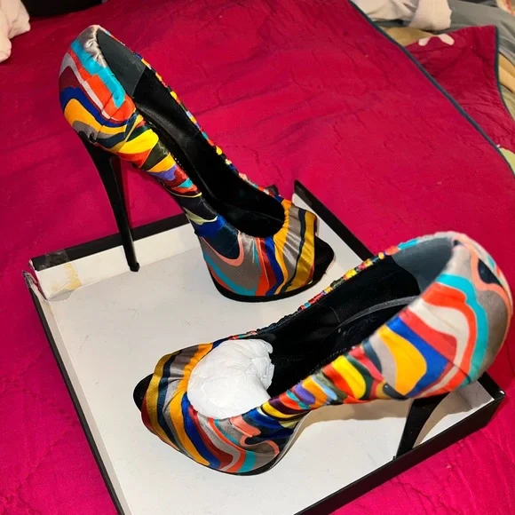 Giuseppe Zanotti Colorblock Platforms